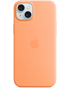 MT173ZM/A Apple Siliconen Case Telefoonhoesje MagSafe iPhone 15 Plus Sorbet Oranje