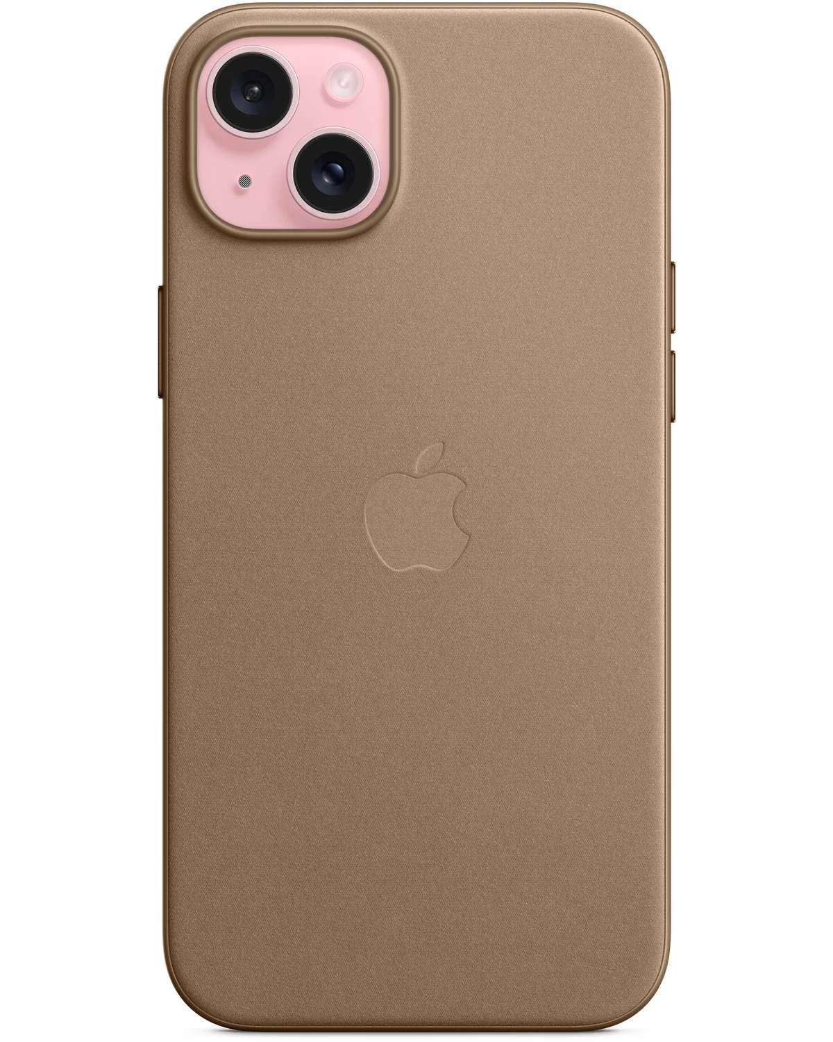 MT473ZM/A Apple FineWoven Case Telefoonhoesje MagSafe iPhone 15 Plus Taupe