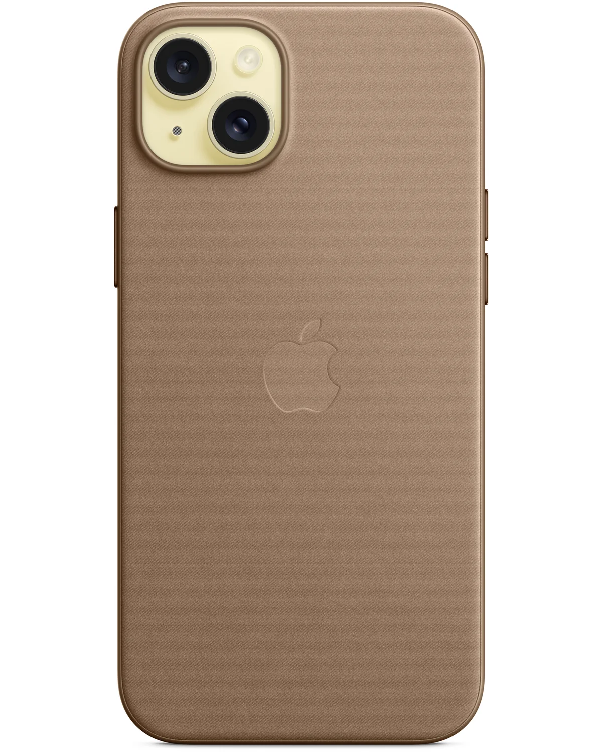 MT473ZM/A Apple FineWoven Case Telefoonhoesje MagSafe iPhone 15 Plus Taupe