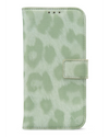 My Style Flex Wallet Telefoonhoesje Apple iPhone 16 Groen Leopard