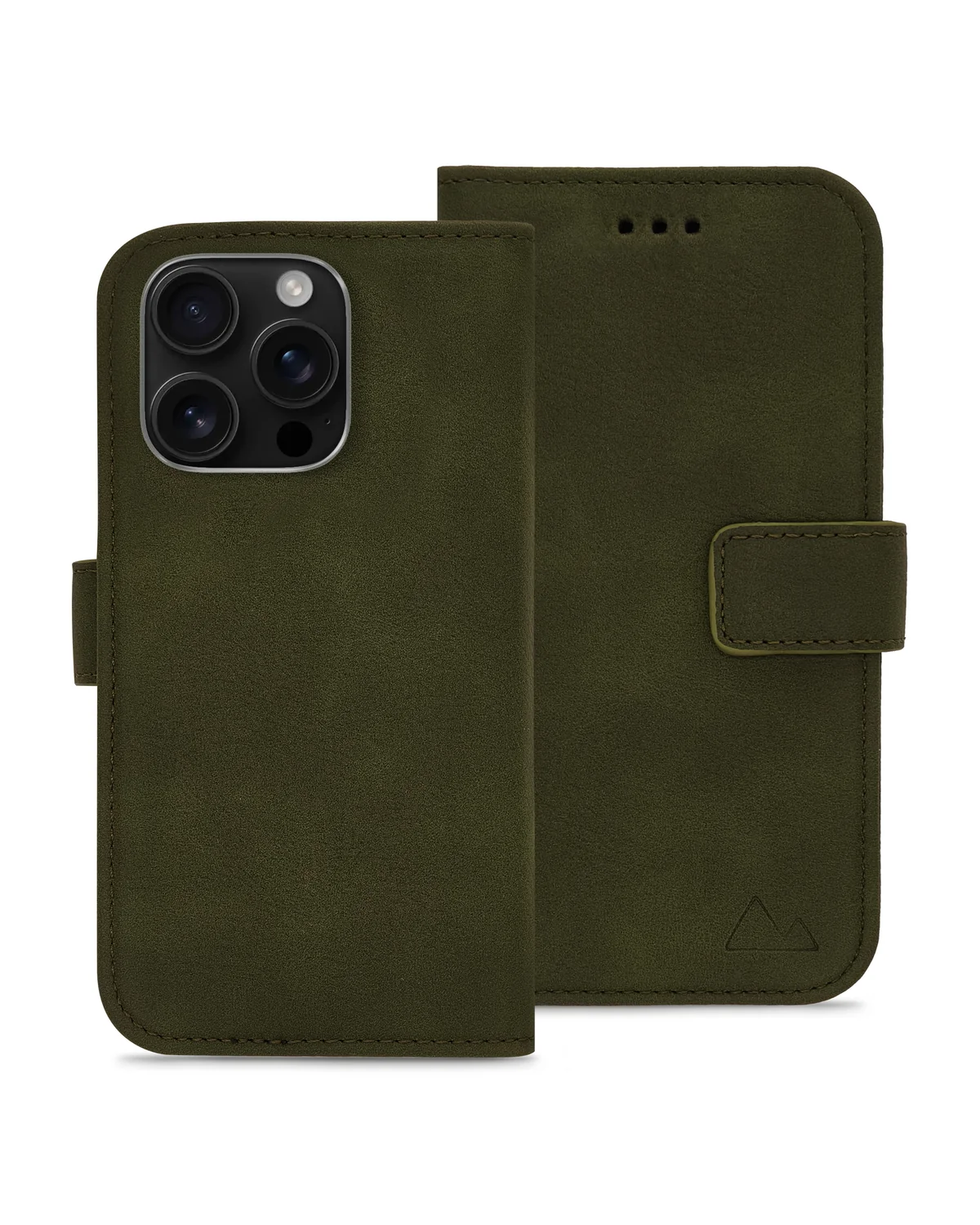 My Style Flex Wallet Case Telefoonhoesje Apple iPhone 16 Pro Bosgroen