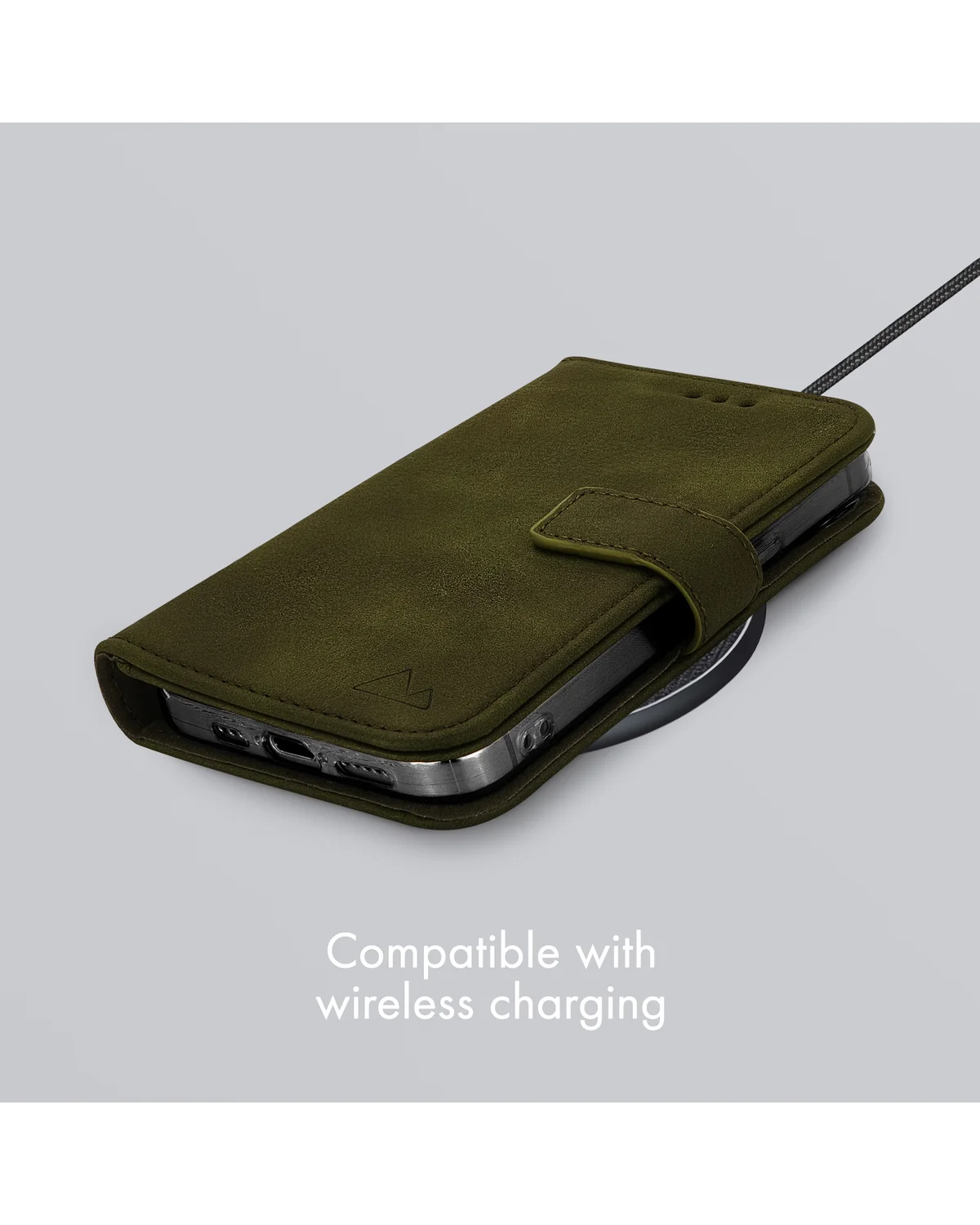 My Style Flex Wallet Case Telefoonhoesje Apple iPhone 16 Pro Max Bosgroen