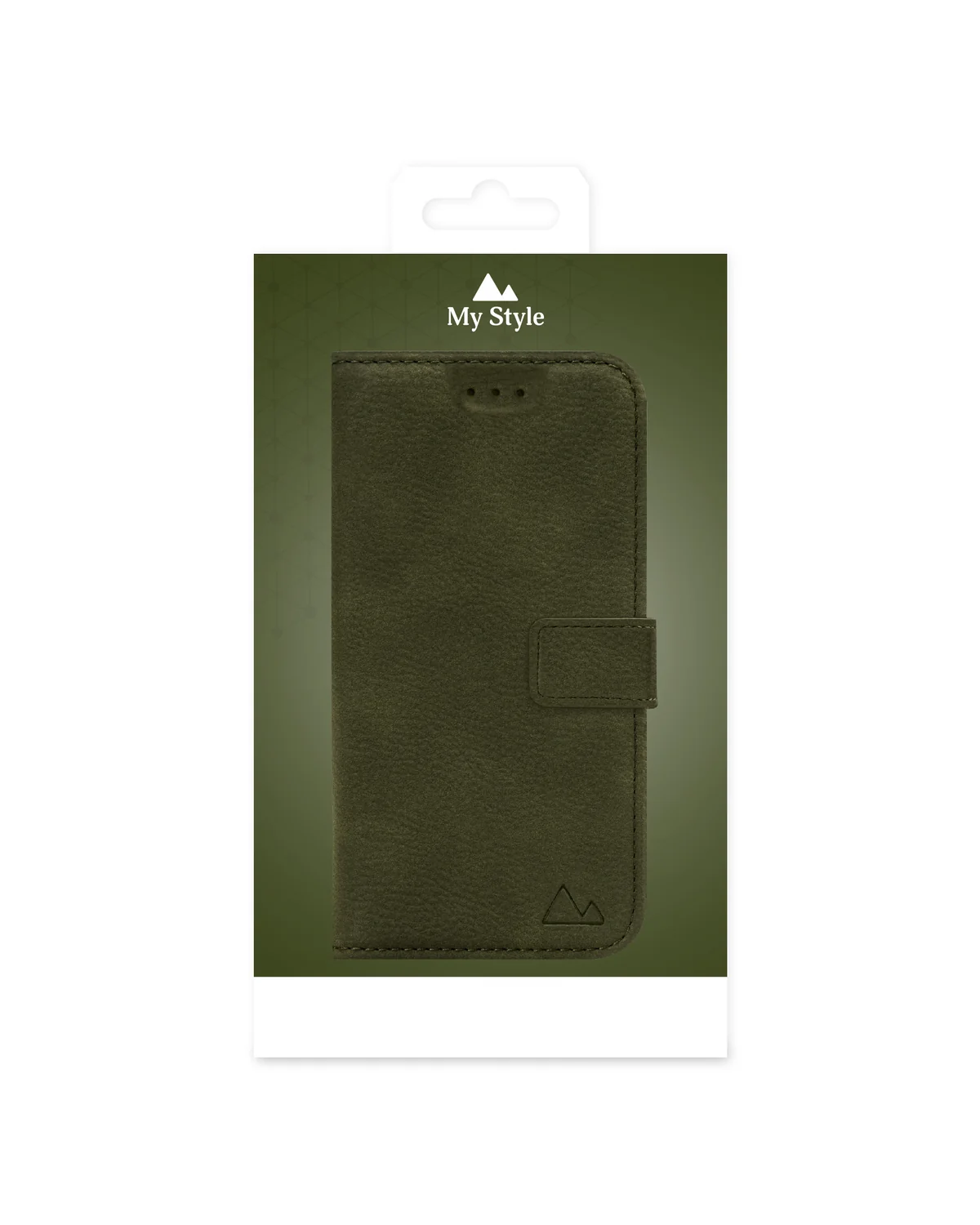 My Style Flex Wallet Case Telefoonhoesje Apple iPhone 16 Pro Max Bosgroen