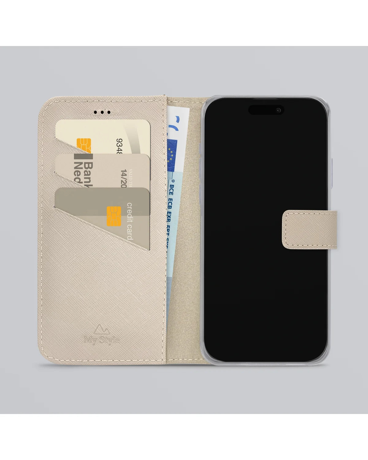 My Style Flex Wallet Hoesje (Case) – Apple iPhone 17 Pro Max – Warm Taupe