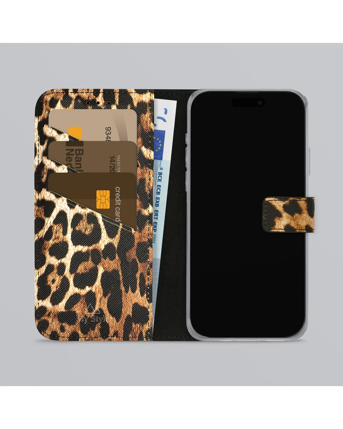 My Style Flex Wallet Hoesje (Case) – Apple iPhone 17 Pro Max – Wild Leopard