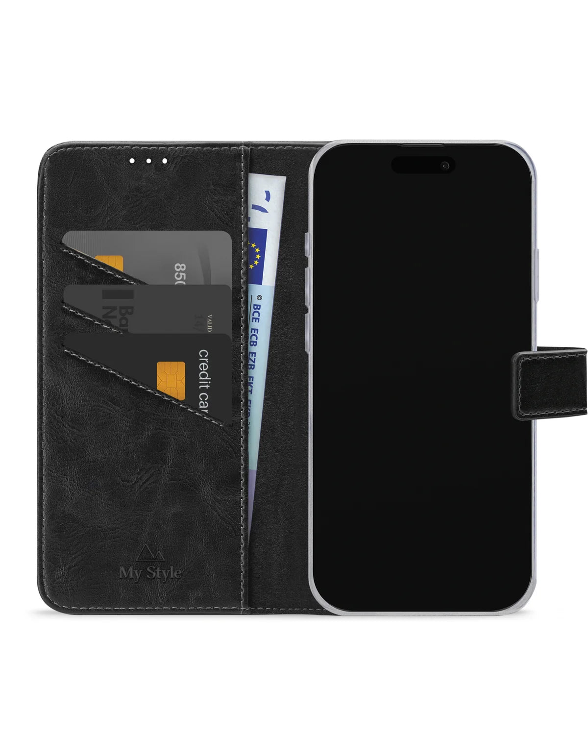 My Style Flex Wallet Hoesje (Case) – Apple iPhone 17 Pro – Zwart