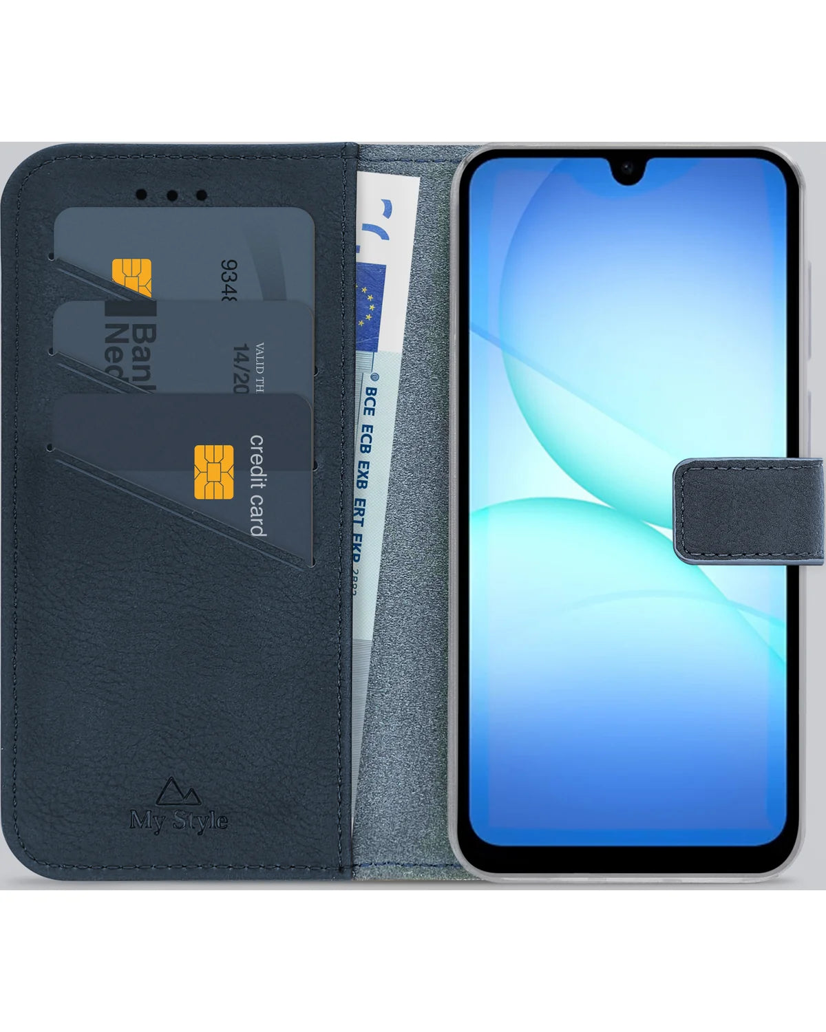 My Style Flex Wallet Hoesje – Samsung Galaxy A26 5G & Galaxy A17 4G/5G – Royal Blue