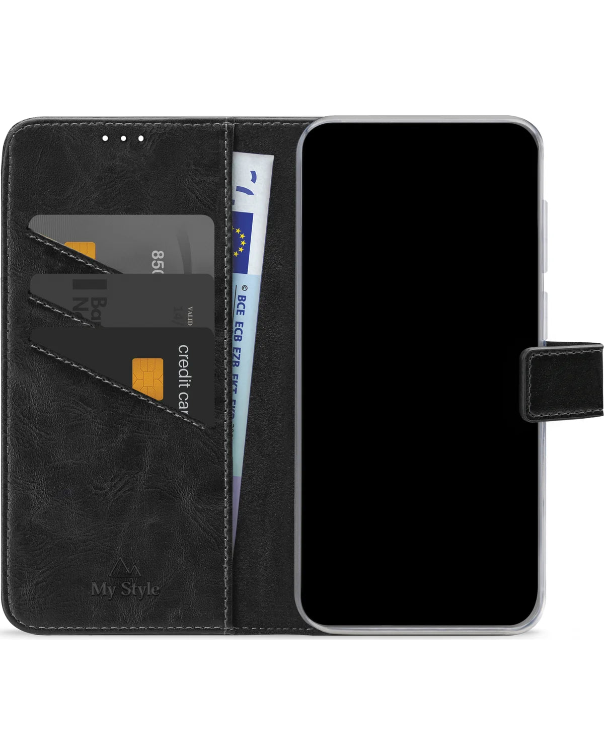 My Style Flex Wallet Hoesje – Samsung Galaxy A26 5G & Galaxy A17 4G/5G – Zwart