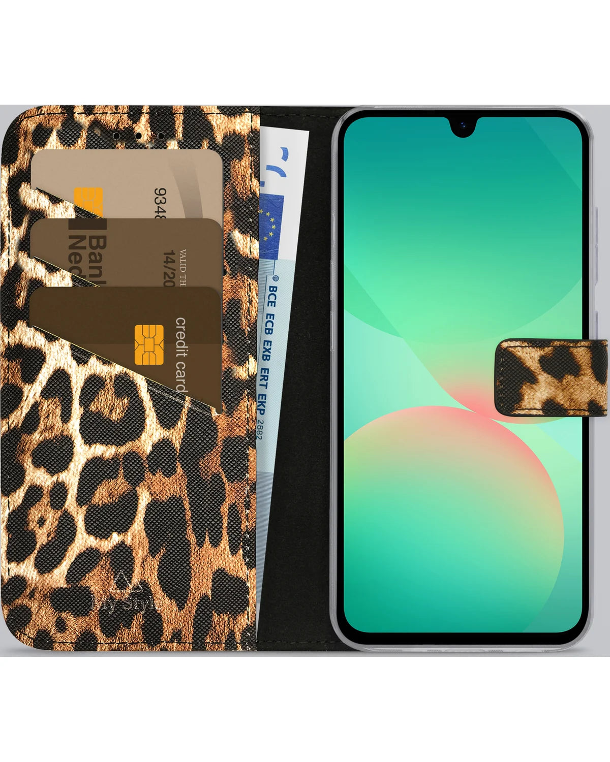 My Style Flex Wallet Hoesje – Samsung Galaxy A26 5G – Wild Leopard