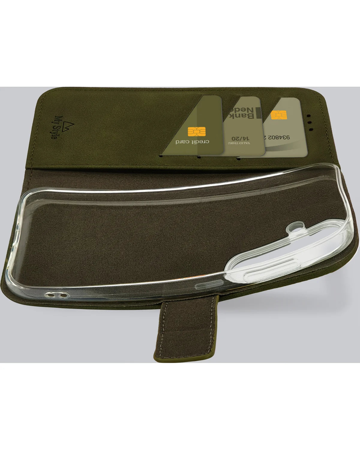 My Style Flex Wallet Hoesje – Samsung Galaxy A36 5G & Galaxy A56 5G – Forest Green