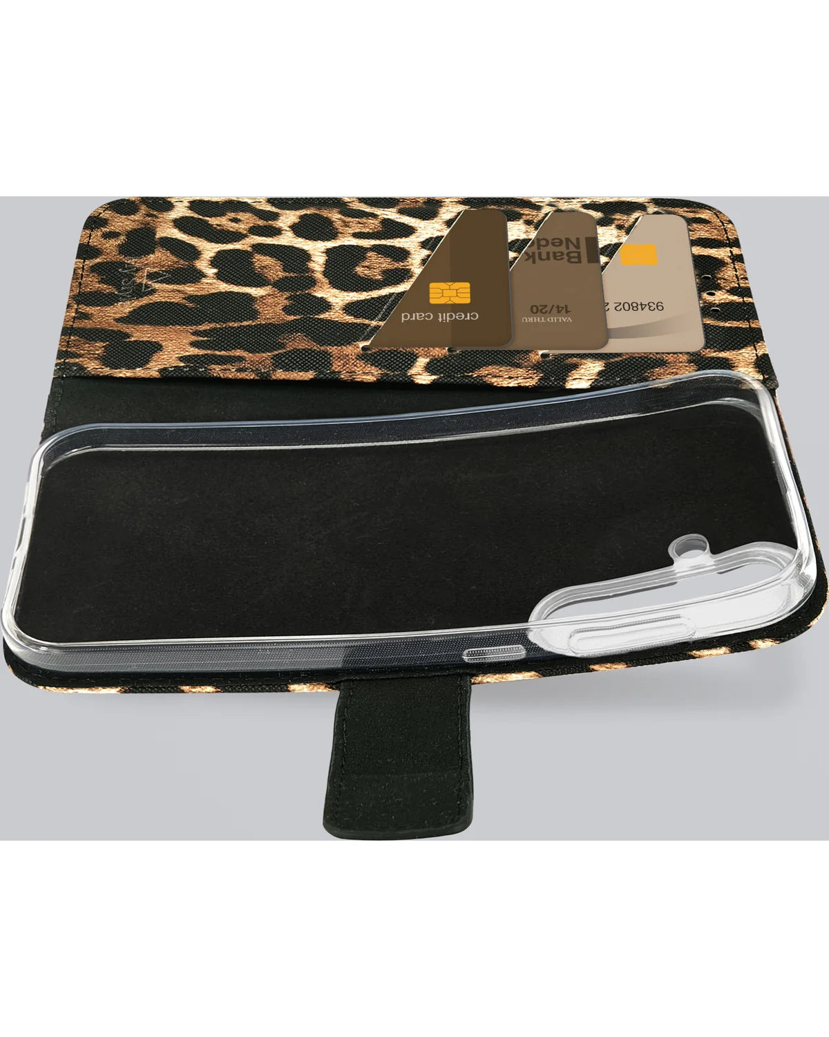 My Style Flex Wallet Hoesje – Samsung Galaxy A36 5G & Galaxy A56 5G – Wild Leopard