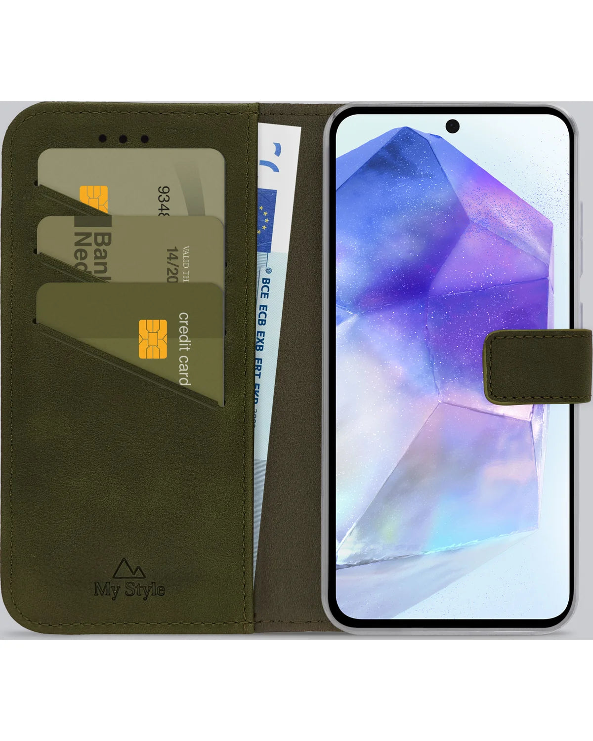 My Style Flex Wallet Hoesje – Samsung Galaxy A55 5G – Forest Green