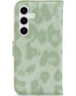 My Style Flex Wallet Hoesje – Samsung Galaxy S24 Plus 5G – Green Leopard