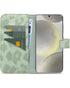 My Style Flex Wallet Hoesje – Samsung Galaxy S24 Plus 5G – Green Leopard