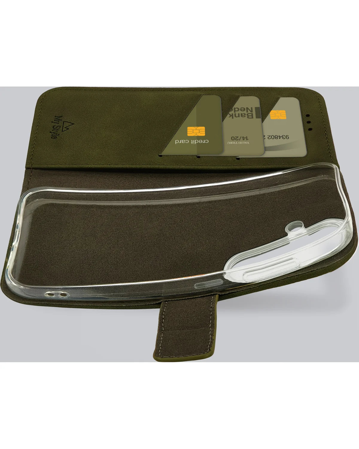 My Style Flex Wallet Hoesje – Samsung Galaxy S25 Edge 5G – Forest Green