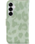 My Style Flex Wallet Hoesje – Samsung Galaxy S25 Plus 5G – Green Leopard