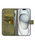 My Style Flex Wallet Telefoonhoesje Apple iPhone 15 Plus Olijf