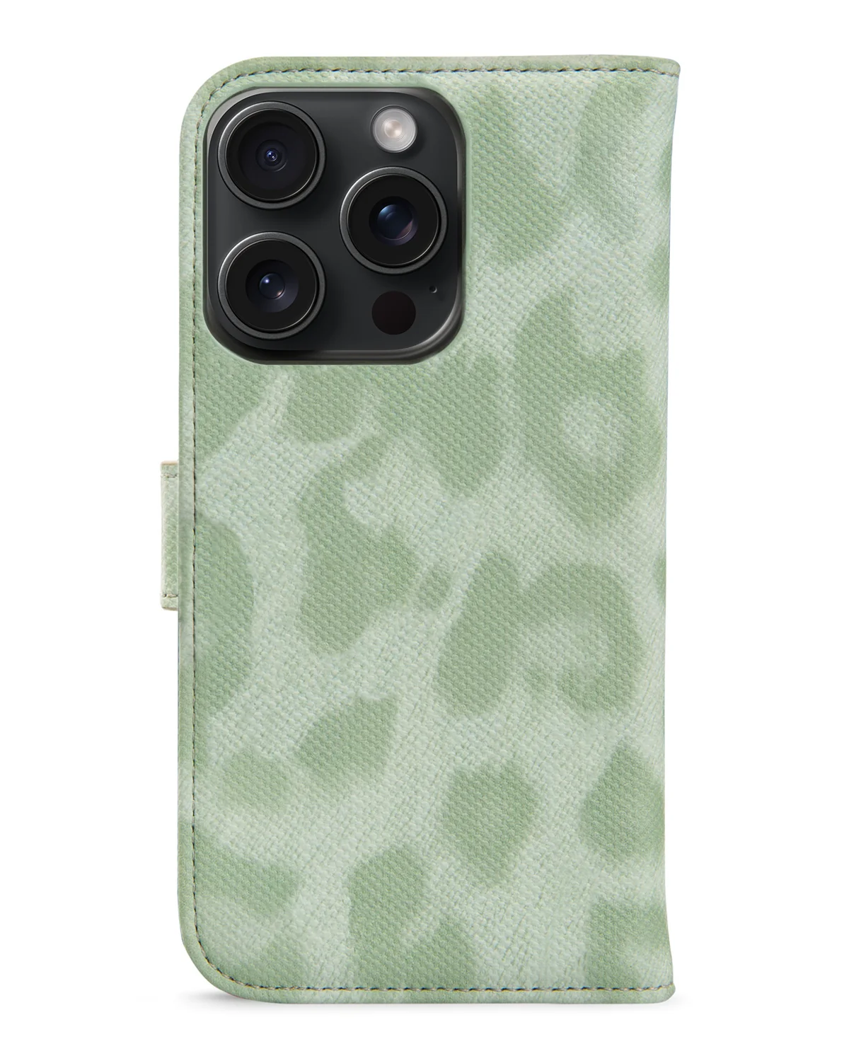 My Style Flex Wallet Telefoonhoesje Apple iPhone 15 Pro Max Groen Leopard