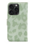 My Style Flex Wallet Telefoonhoesje Apple iPhone 15 Pro Max Groen Leopard