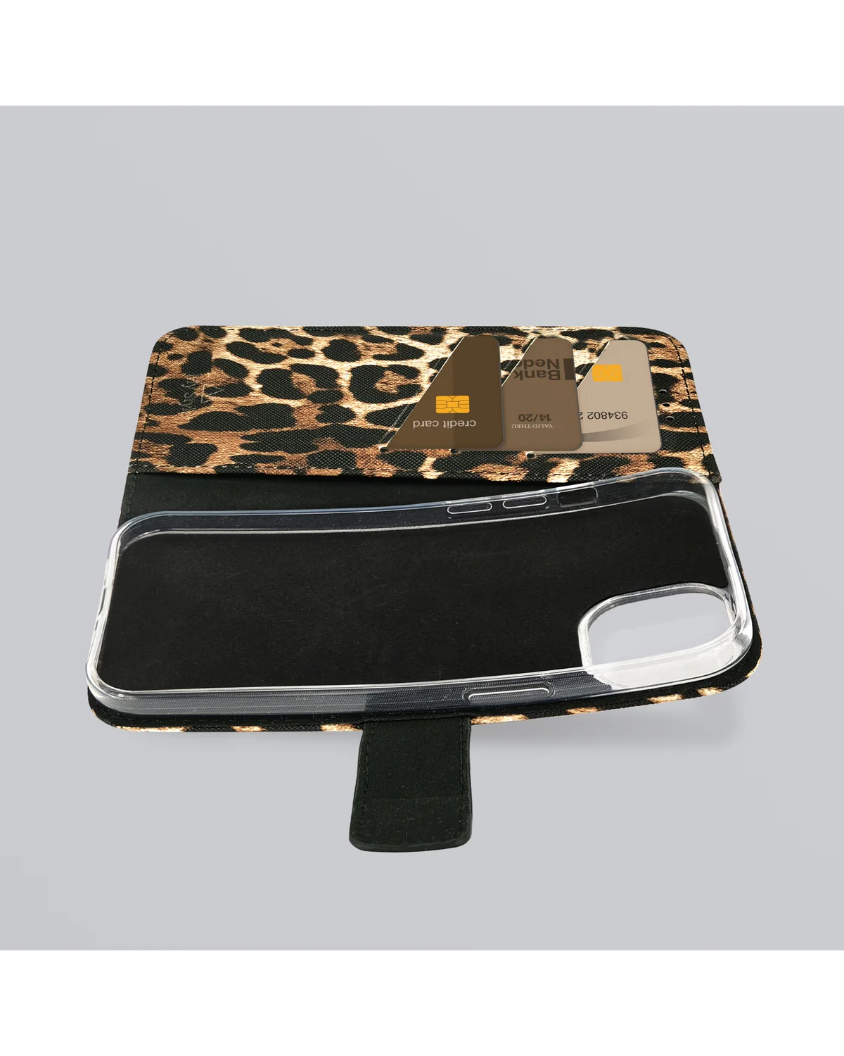 My Style Flex Wallet Telefoonhoesje Apple iPhone 16 Plus Wild Leopard