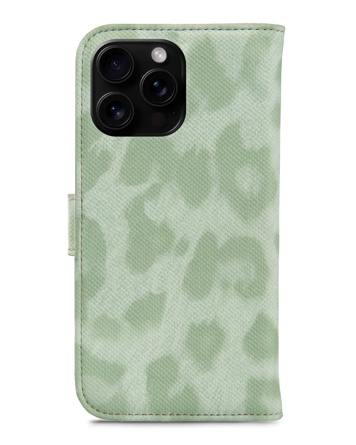 My Style Flex Wallet Telefoonhoesje Apple iPhone 16 Pro Groen Leopard