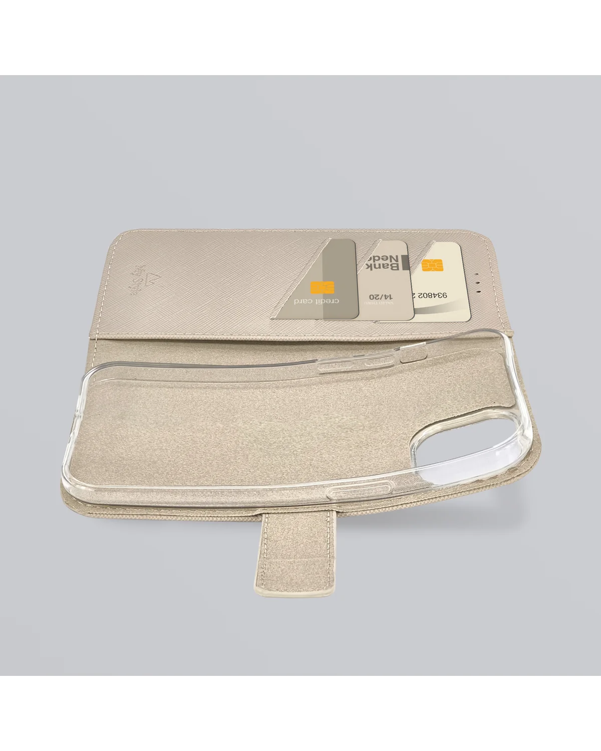 My Style Flex Wallet Telefoonhoesje Apple iPhone 16 Pro Max Warm Taupe