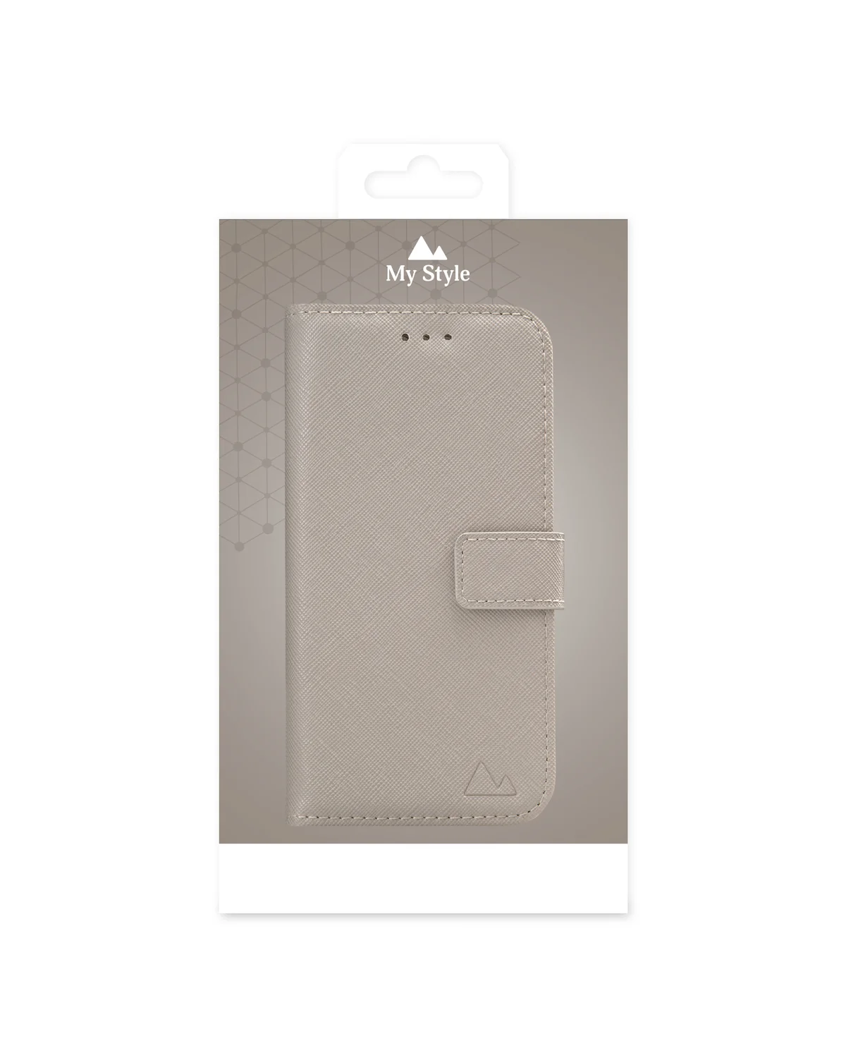 My Style Flex Wallet Telefoonhoesje Apple iPhone 16 Pro Max Warm Taupe