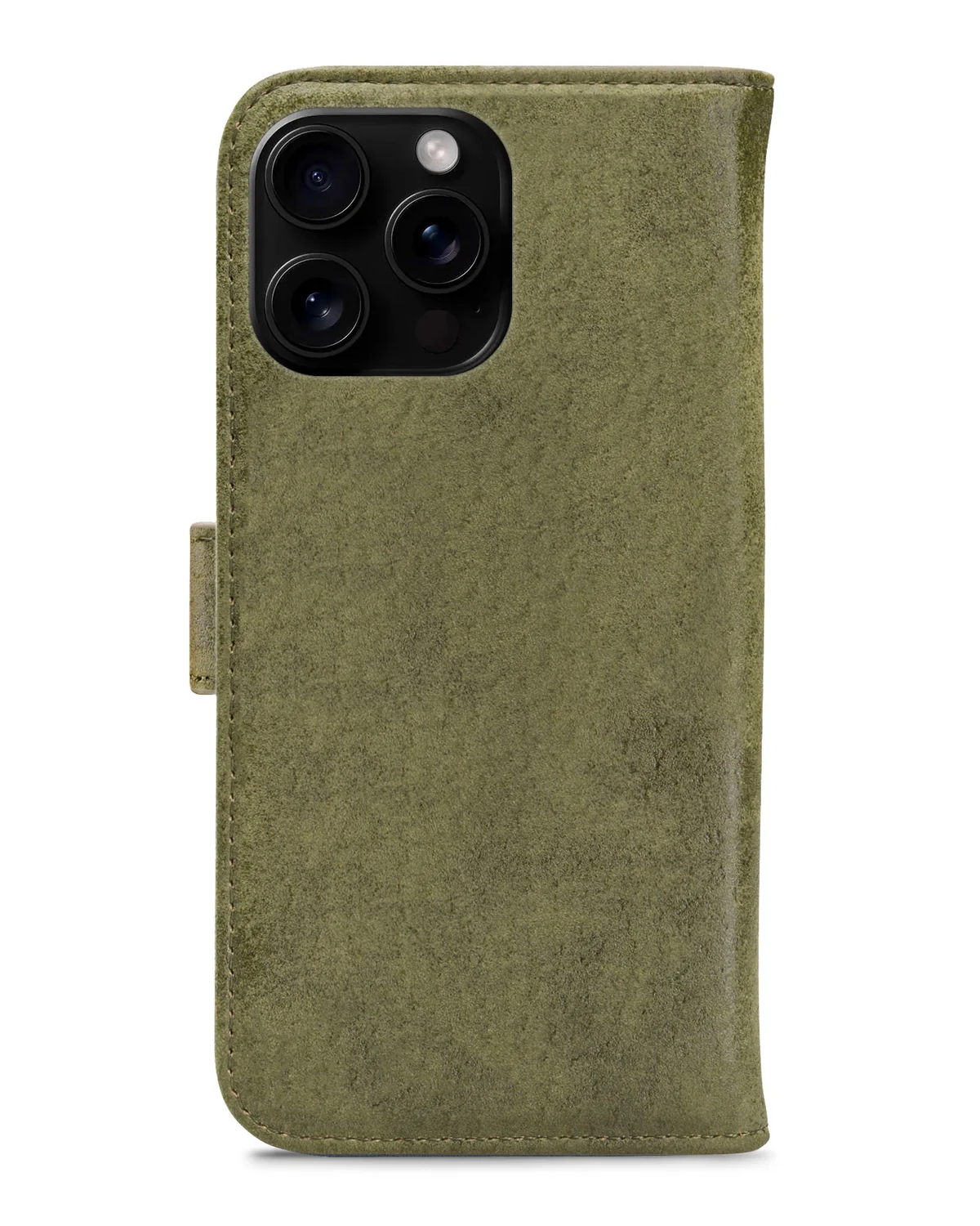 My Style Flex Wallet Telefoonhoesje Apple iPhone 16 Pro Olijf