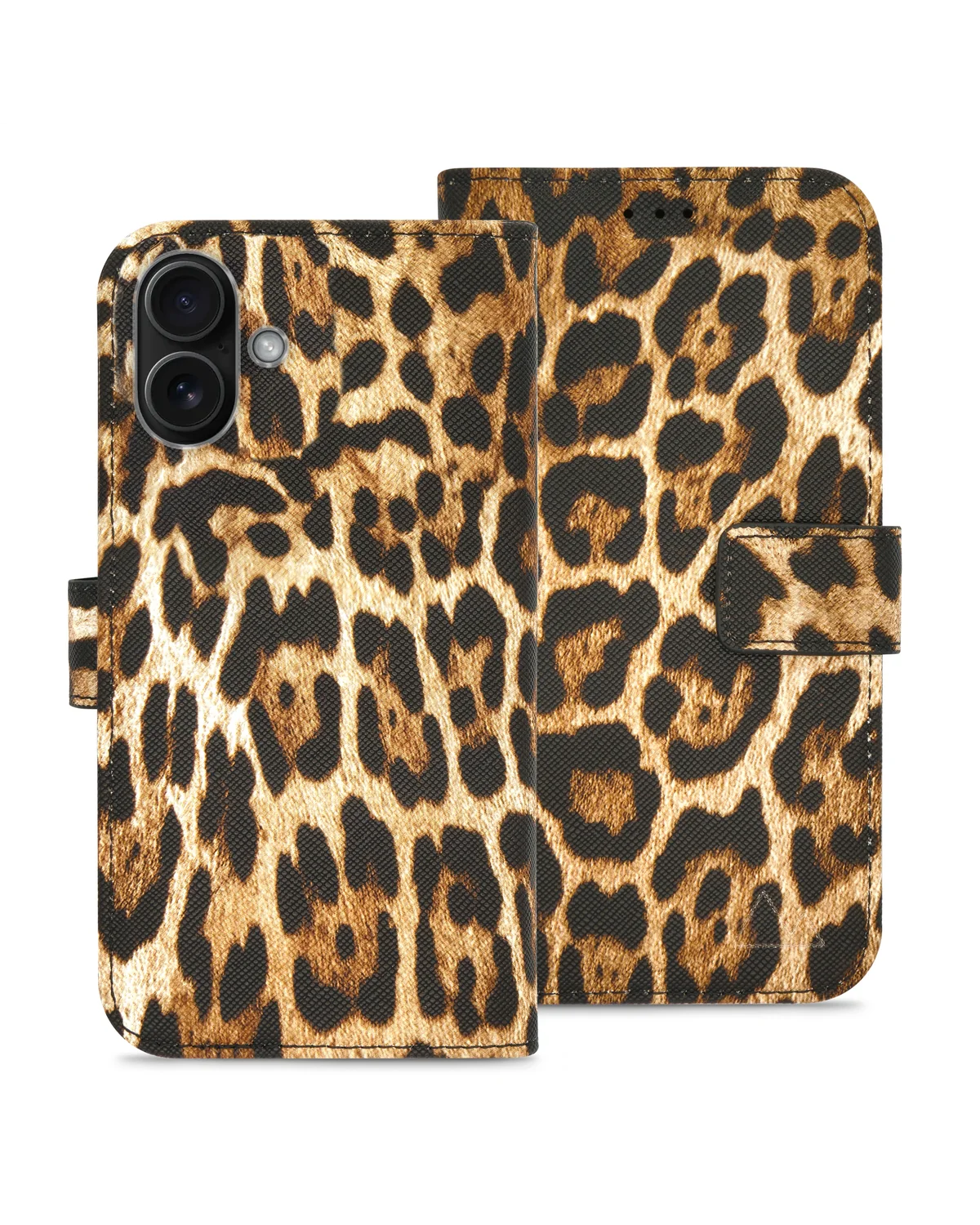 My Style Flex Wallet Telefoonhoesje Apple iPhone 16 Wild Leopard