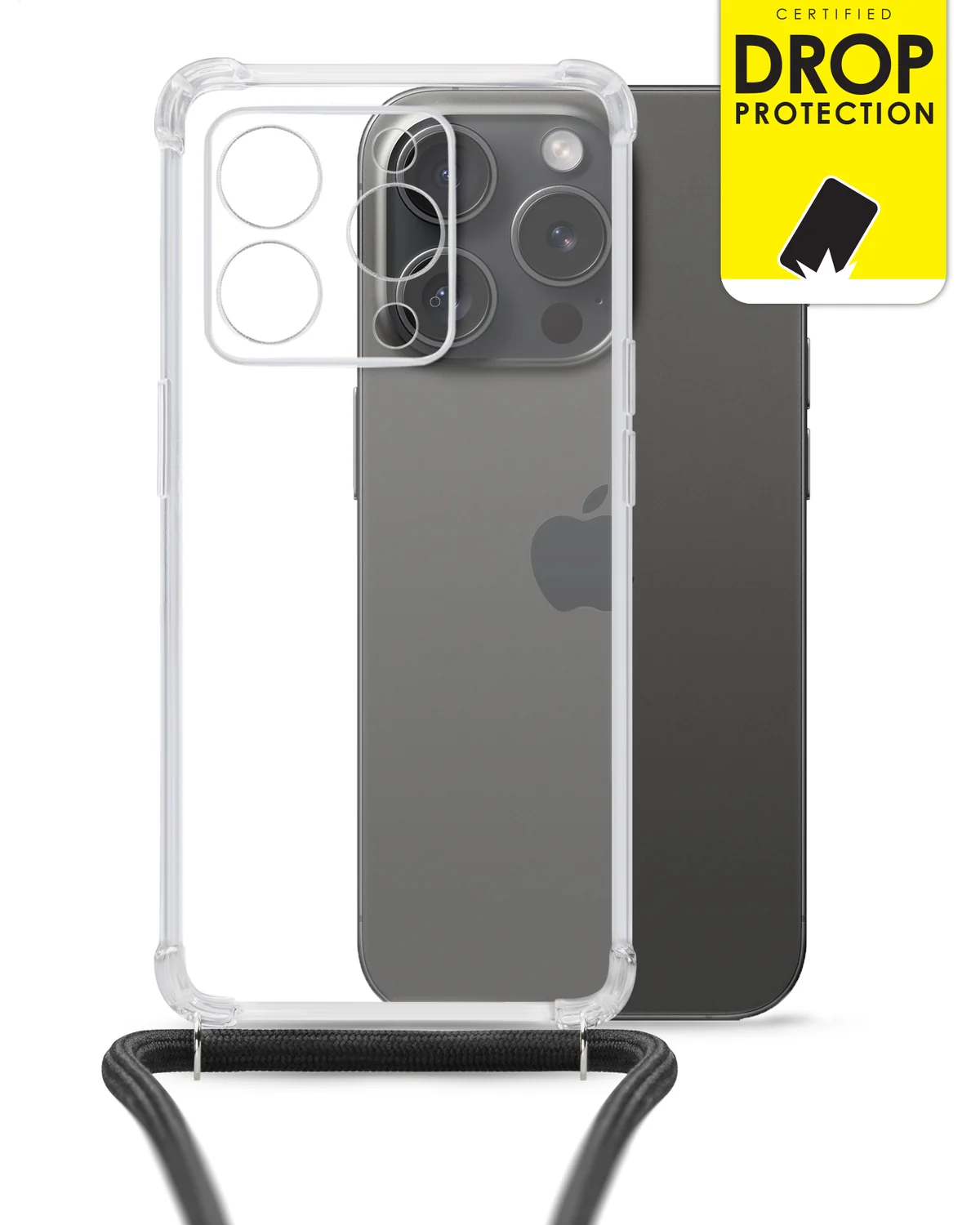 My Style Loop Case Telefoonhoesje Apple iPhone 15 Pro Transparant