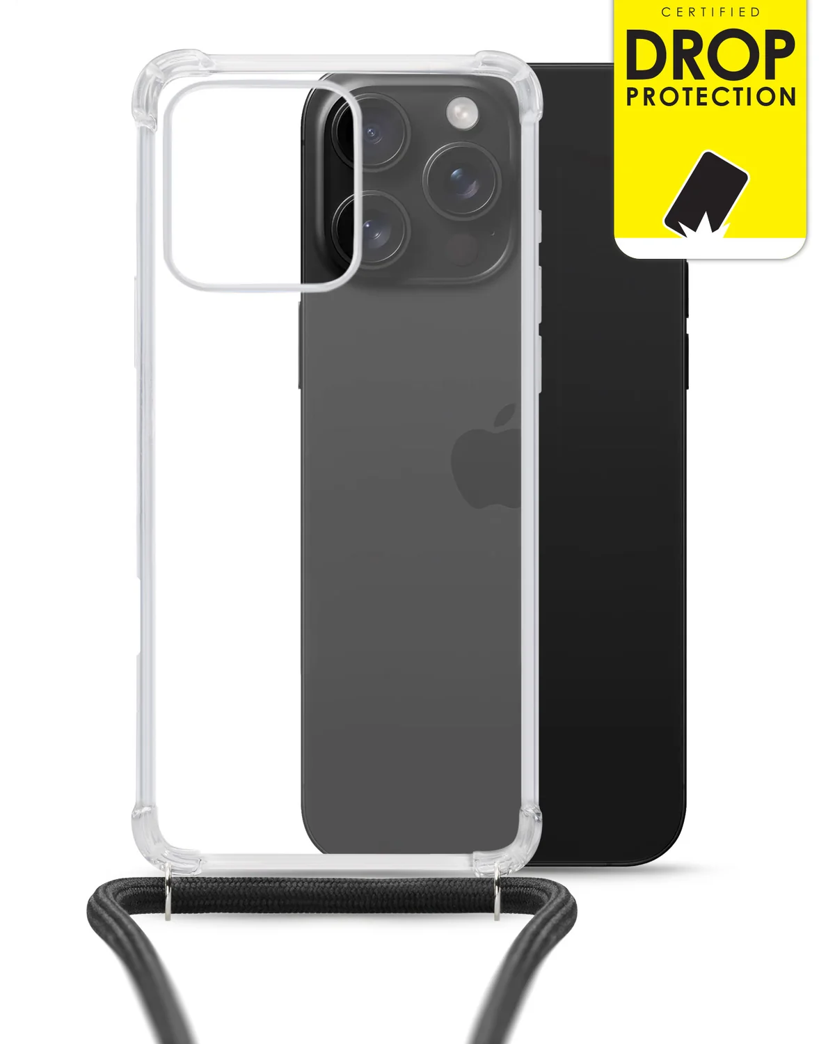 My Style Loop Case Telefoonhoesje Apple iPhone 16 Pro Max Transparant