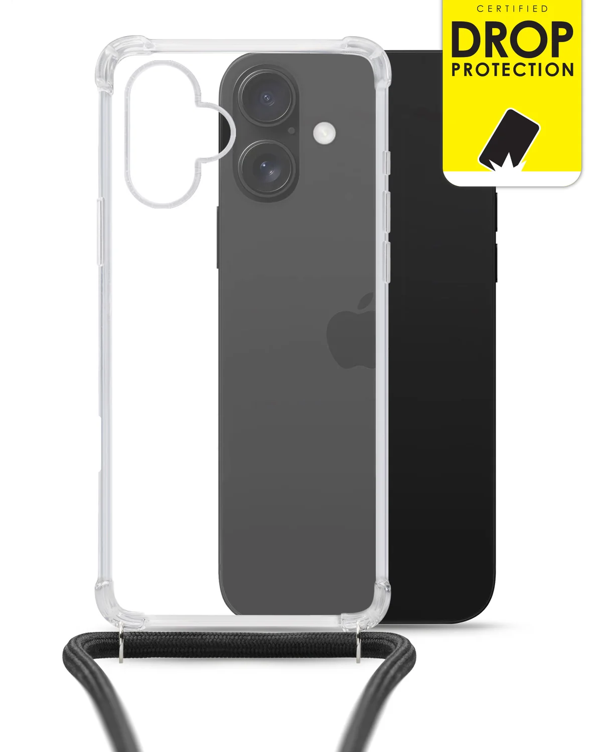 My Style Loop Case Telefoonhoesje Apple iPhone 16 Transparant