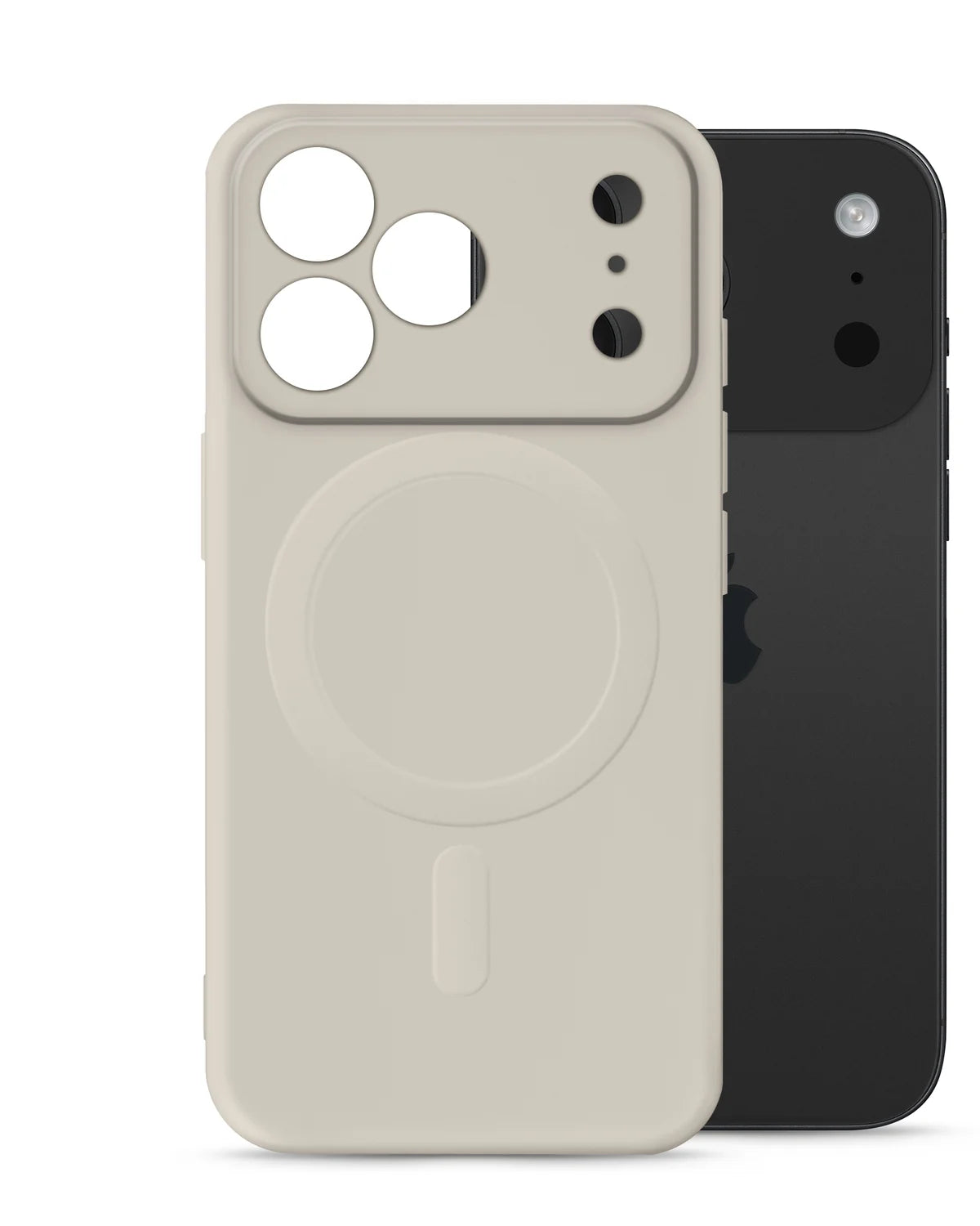 My Style MagSafe Compatibel Protective Flex Hoesje (Case) – Apple iPhone 17 Pro – Antique White