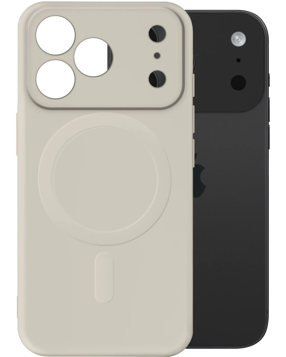 My Style MagSafe Compatibel Protective Flex Hoesje (Case) – Apple iPhone 17 Pro Max – Antique White