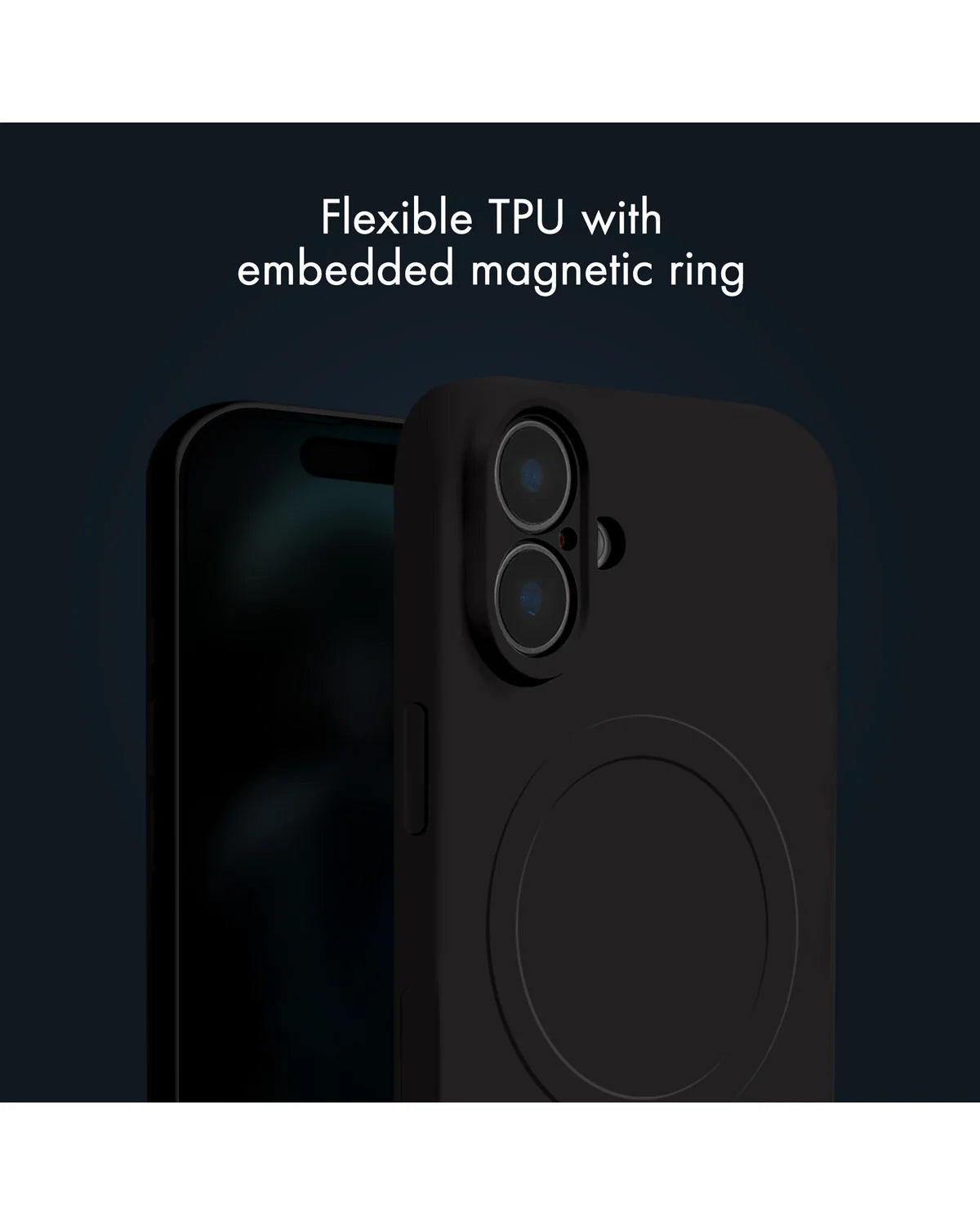 My Style MagSafe Compatibel Protective Flex Hoesje (Case) – Apple iPhone 17 Pro Max – Zwart