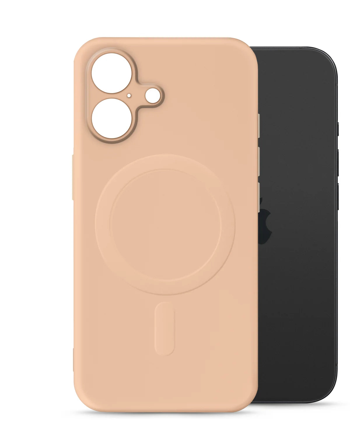 My Style MagSafe Compatibel Protective Flex Hoesje (Case) – Apple iPhone 17 – Soft Pink