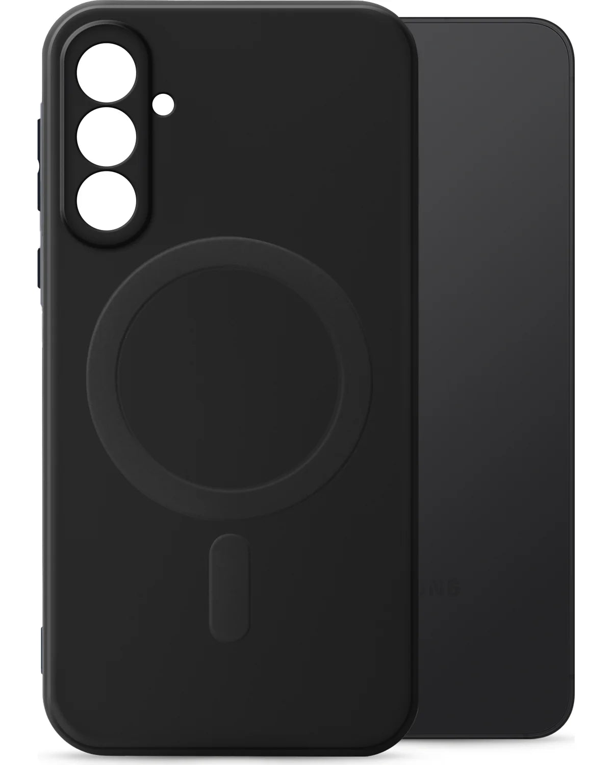 My Style MagSafe Compatibel Protective Flex Hoesje – Samsung Galaxy A56 5G – Zwart