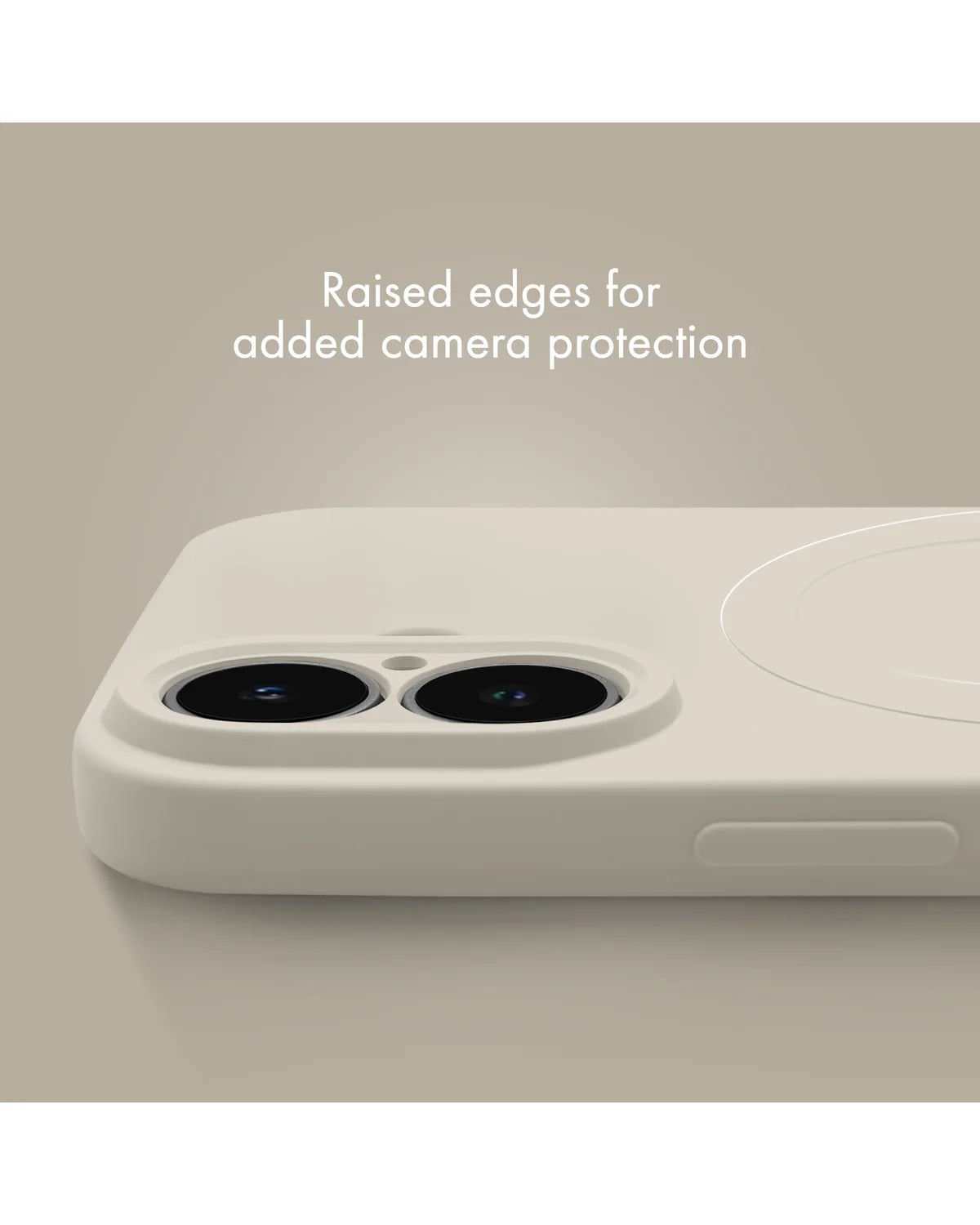 My Style MagSafe Compatibel Protective Flex Hoesje – Samsung Galaxy S25 Plus 5G – Antique White