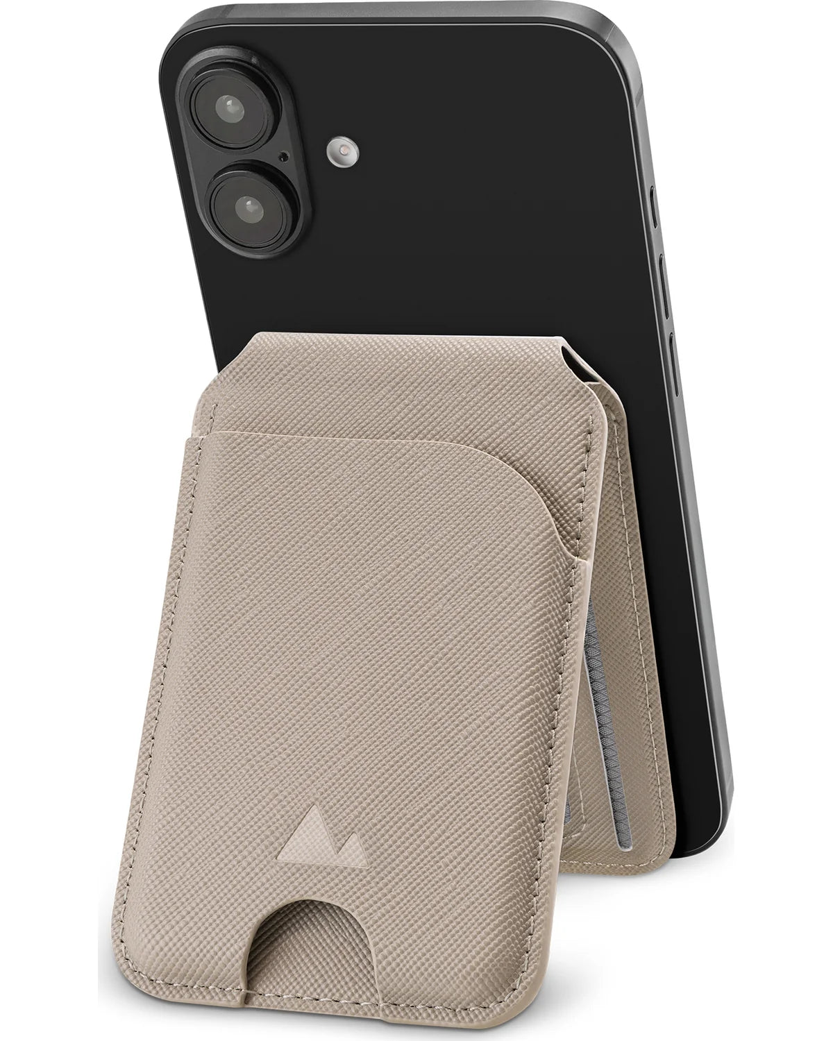 My Style MagSafe Compatibele Magnetische Kaarthouder met Standfunctie – Warm Grey