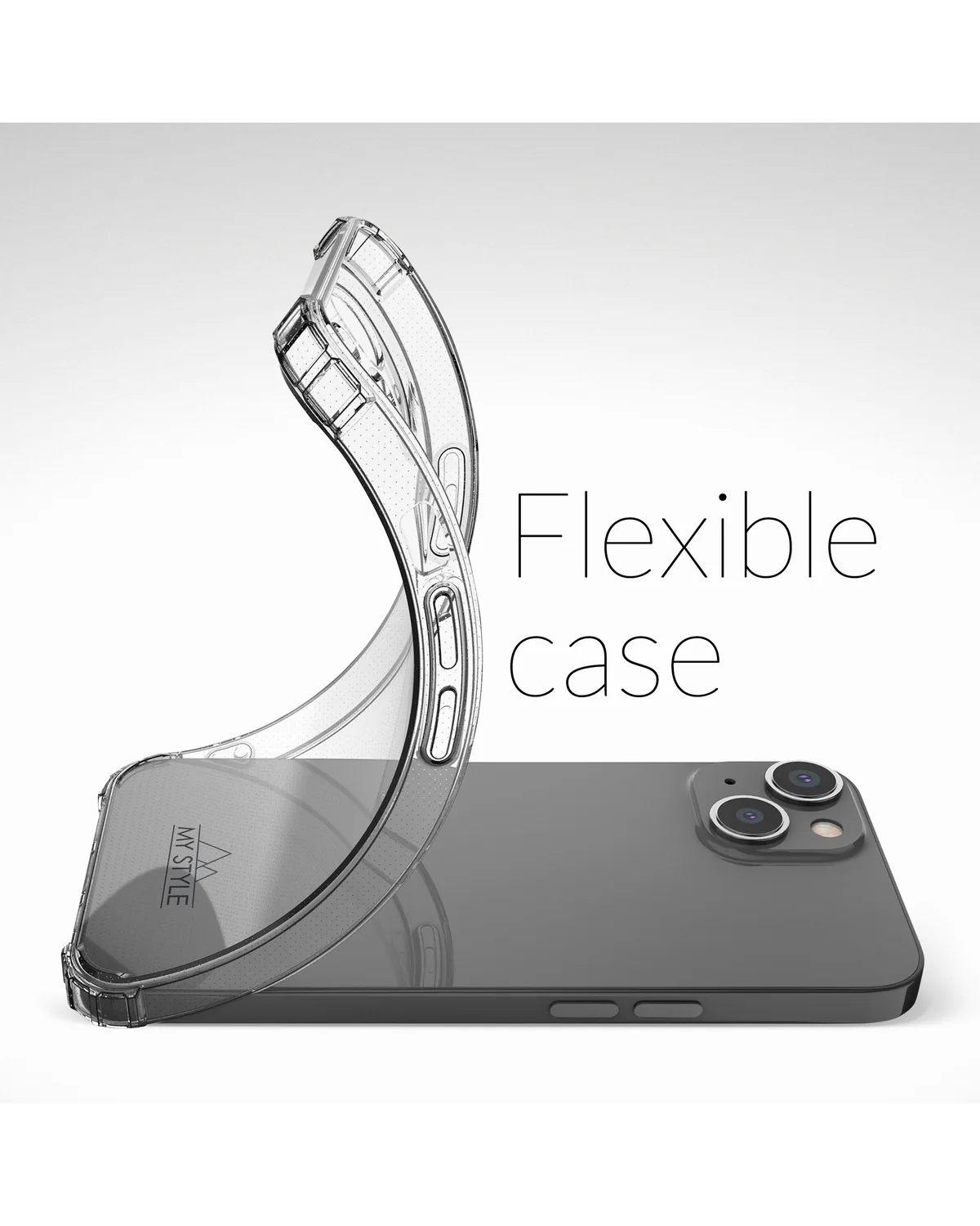 My Style Protective Flex Case Telefoonhoesje Apple iPhone 16 Pro Max Transparant