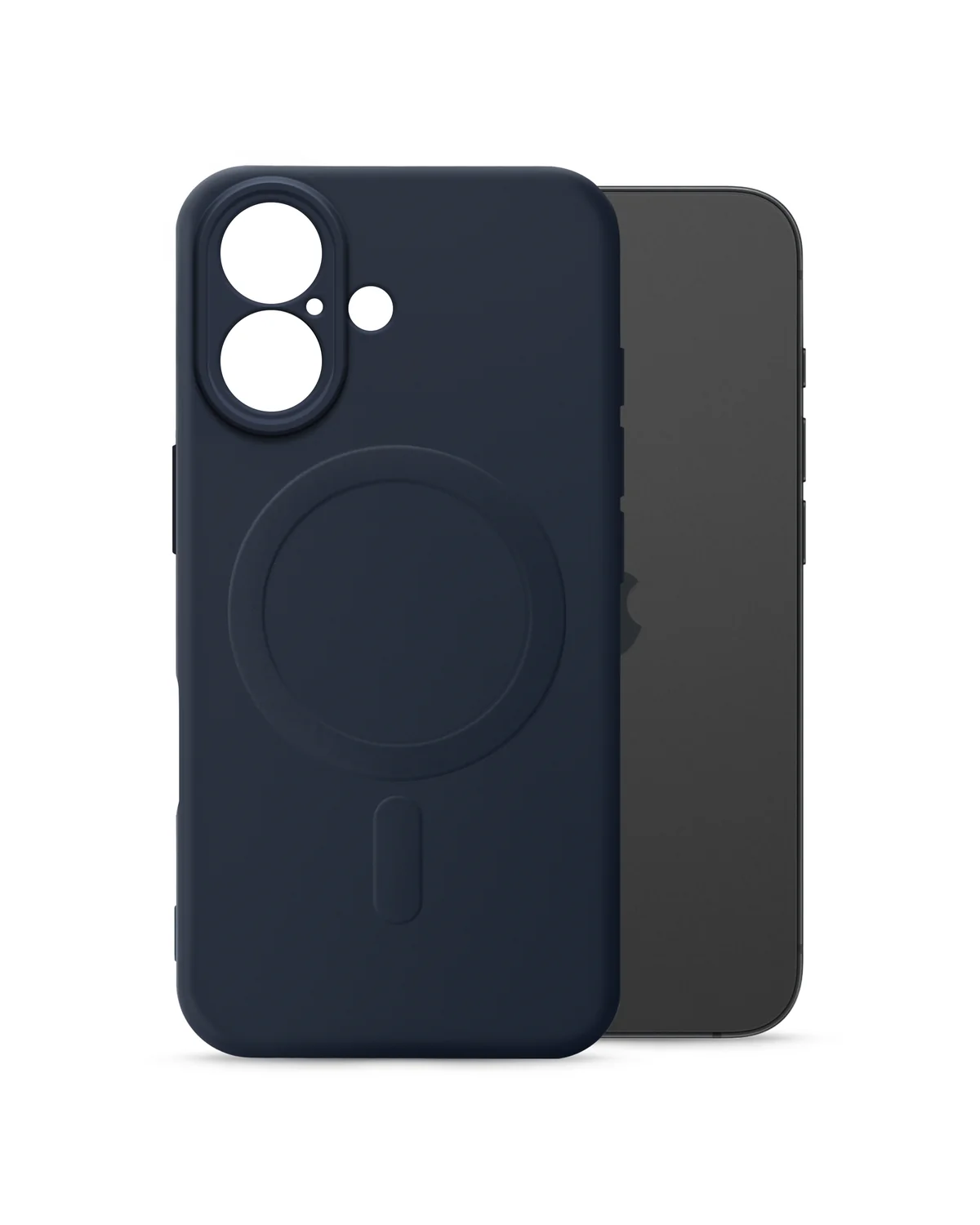 My Style Protective Flex Magsafe Compatibel  Case Telefoonhoesje Apple iPhone 16 Middernachtblauw