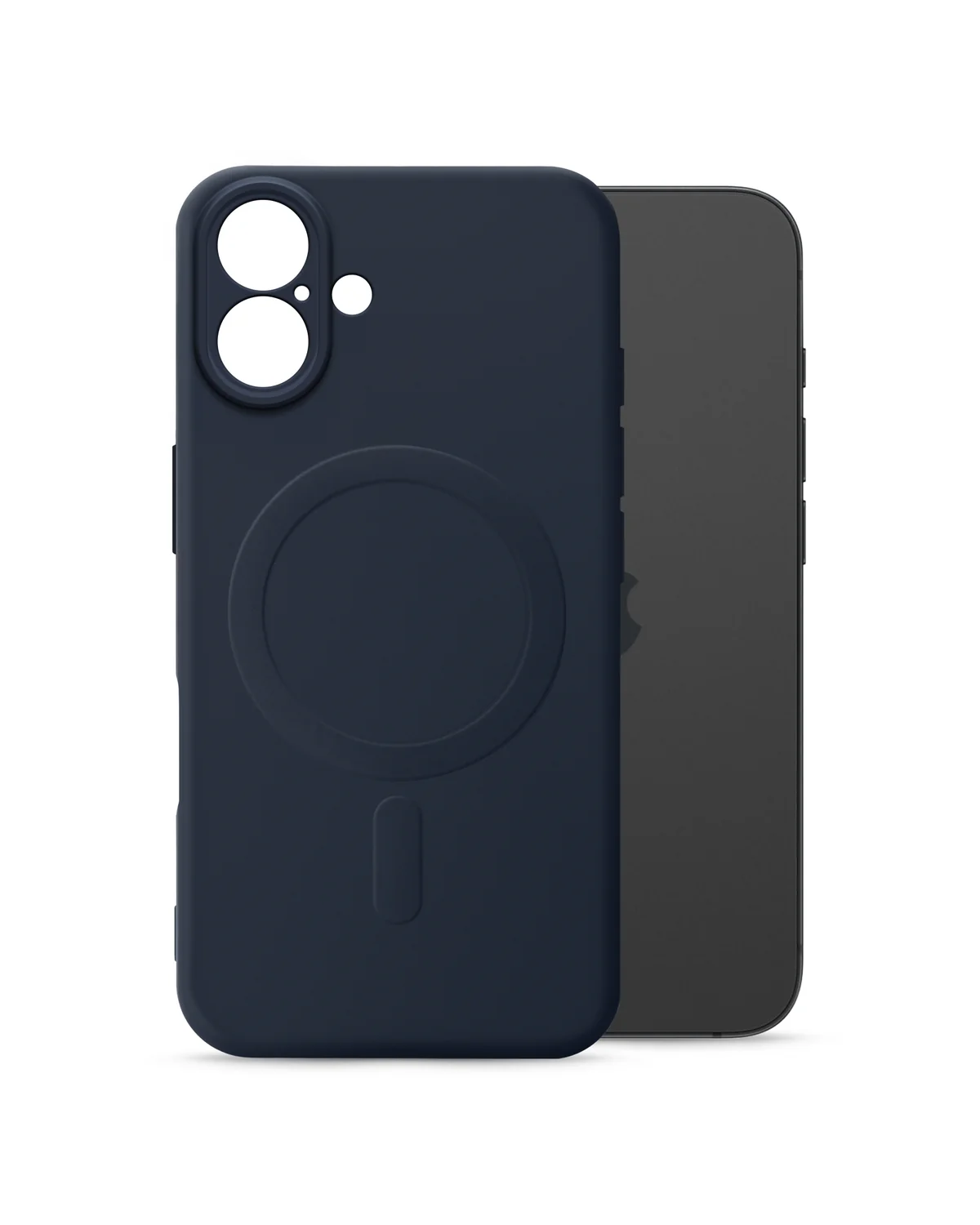 My Style Protective Flex Magsafe Compatibel  Case Telefoonhoesje Apple iPhone 16 Plus Middernachtblauw