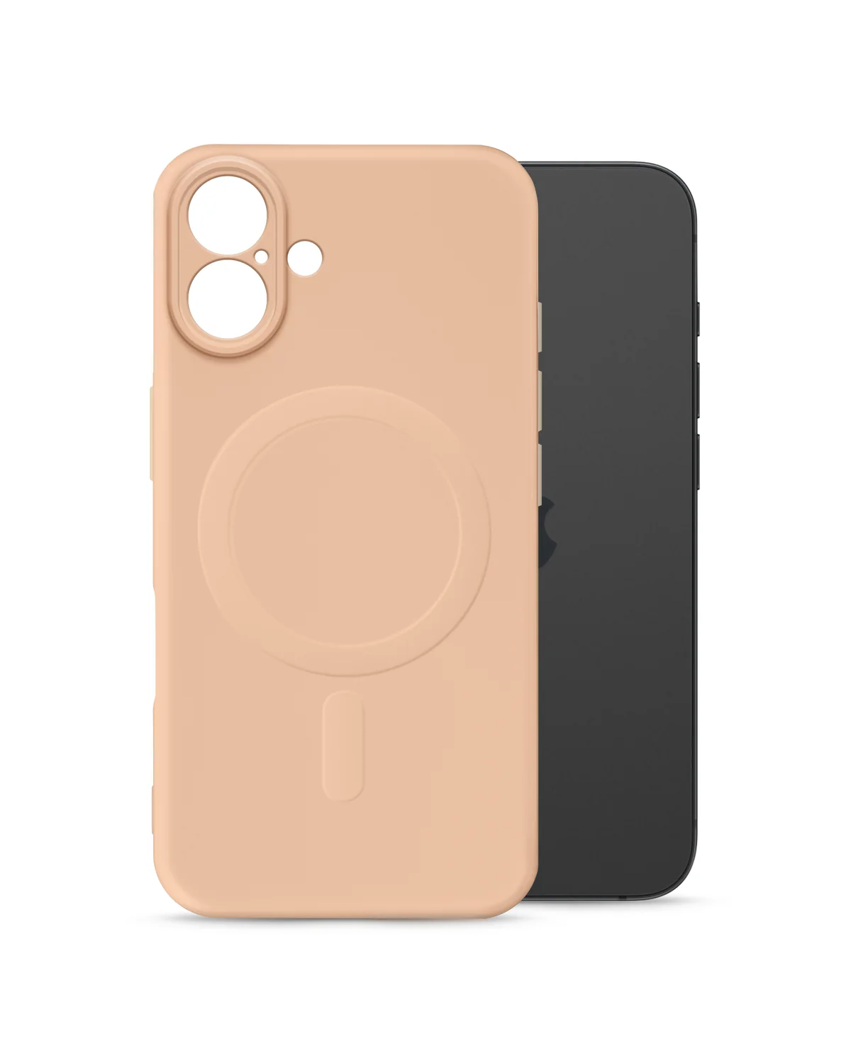 My Style Protective Flex Magsafe Compatibel  Case Telefoonhoesje Apple iPhone 16 Plus Soft Roze