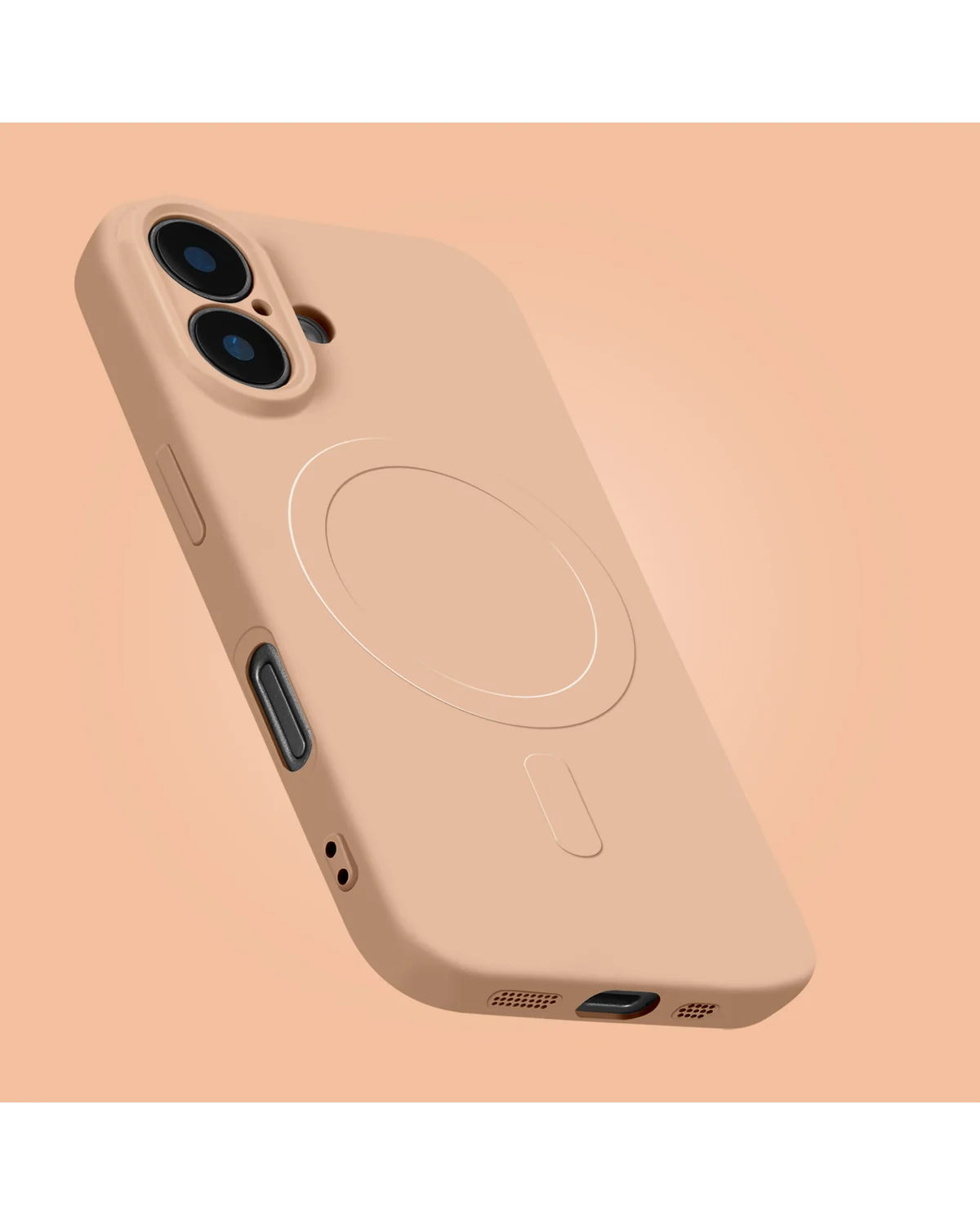 My Style Protective Flex Magsafe Compatibel  Case Telefoonhoesje Apple iPhone 16 Plus Soft Roze