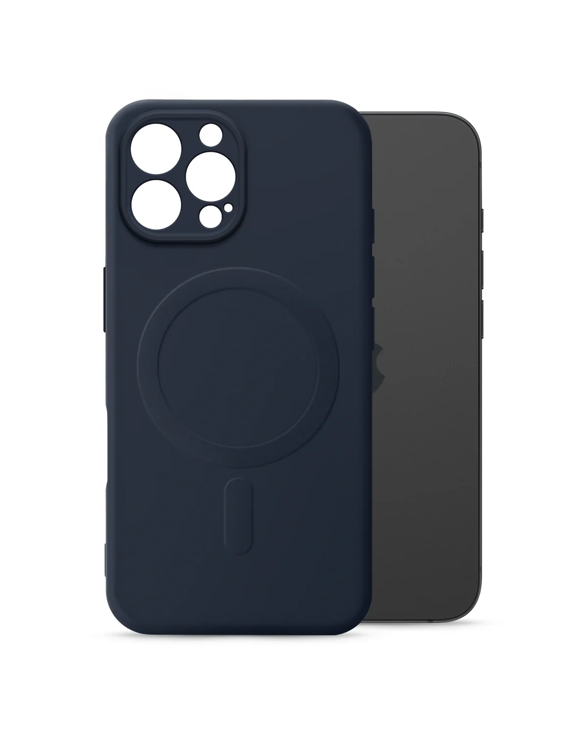 My Style Protective Flex Magsafe Compatibel  Case Telefoonhoesje Apple iPhone 16 Pro Max Middernachtblauw