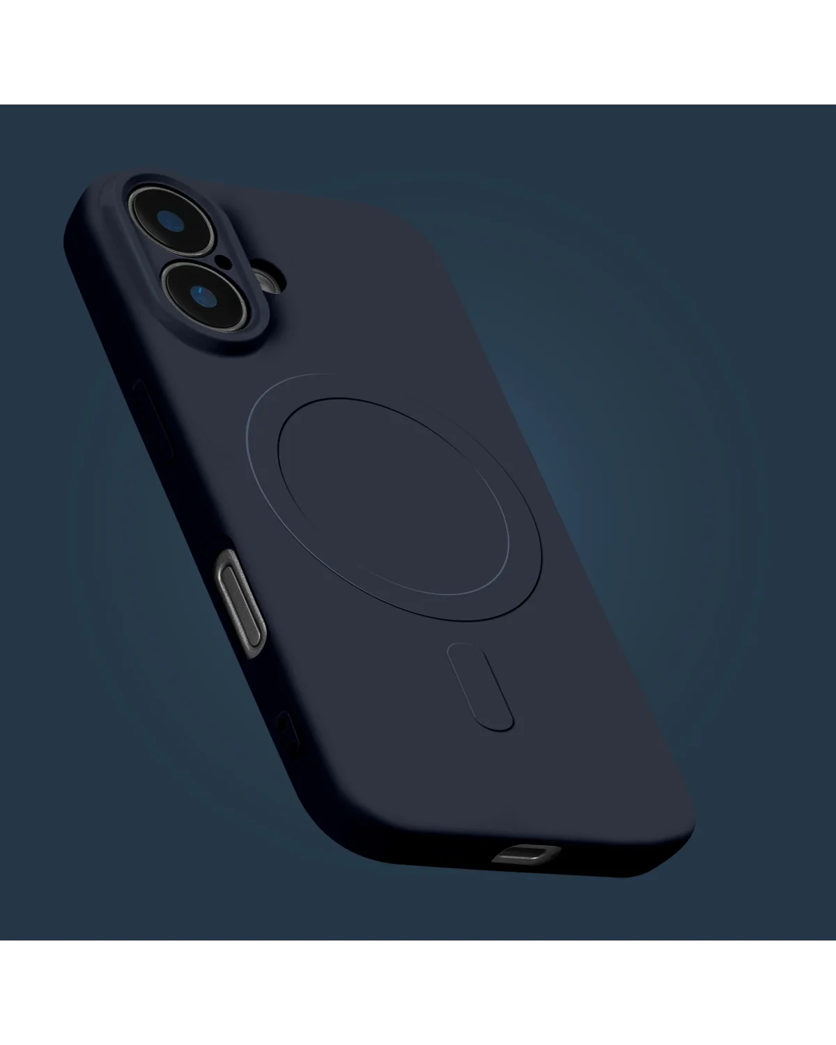 My Style Protective Flex Magsafe Compatibel  Case Telefoonhoesje Apple iPhone 16 Pro Max Middernachtblauw