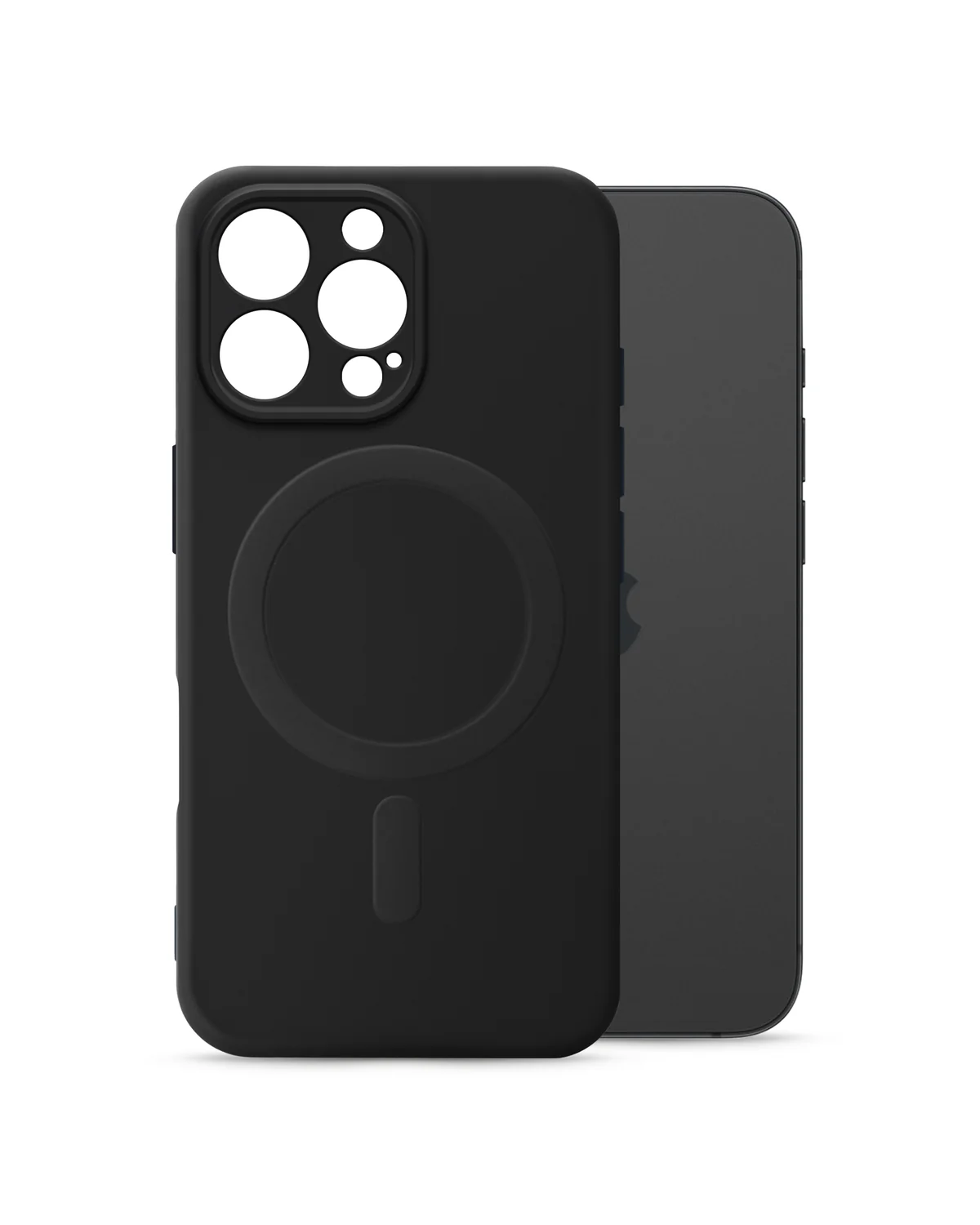 My Style Protective Flex Magsafe Compatibel  Case Telefoonhoesje Apple iPhone 16 Pro Zwart