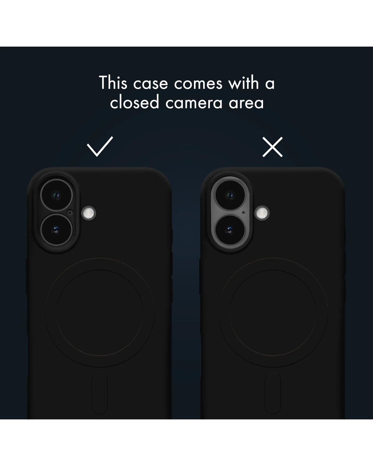 My Style Protective Flex Magsafe Compatibel  Case Telefoonhoesje Apple iPhone 16 Zwart