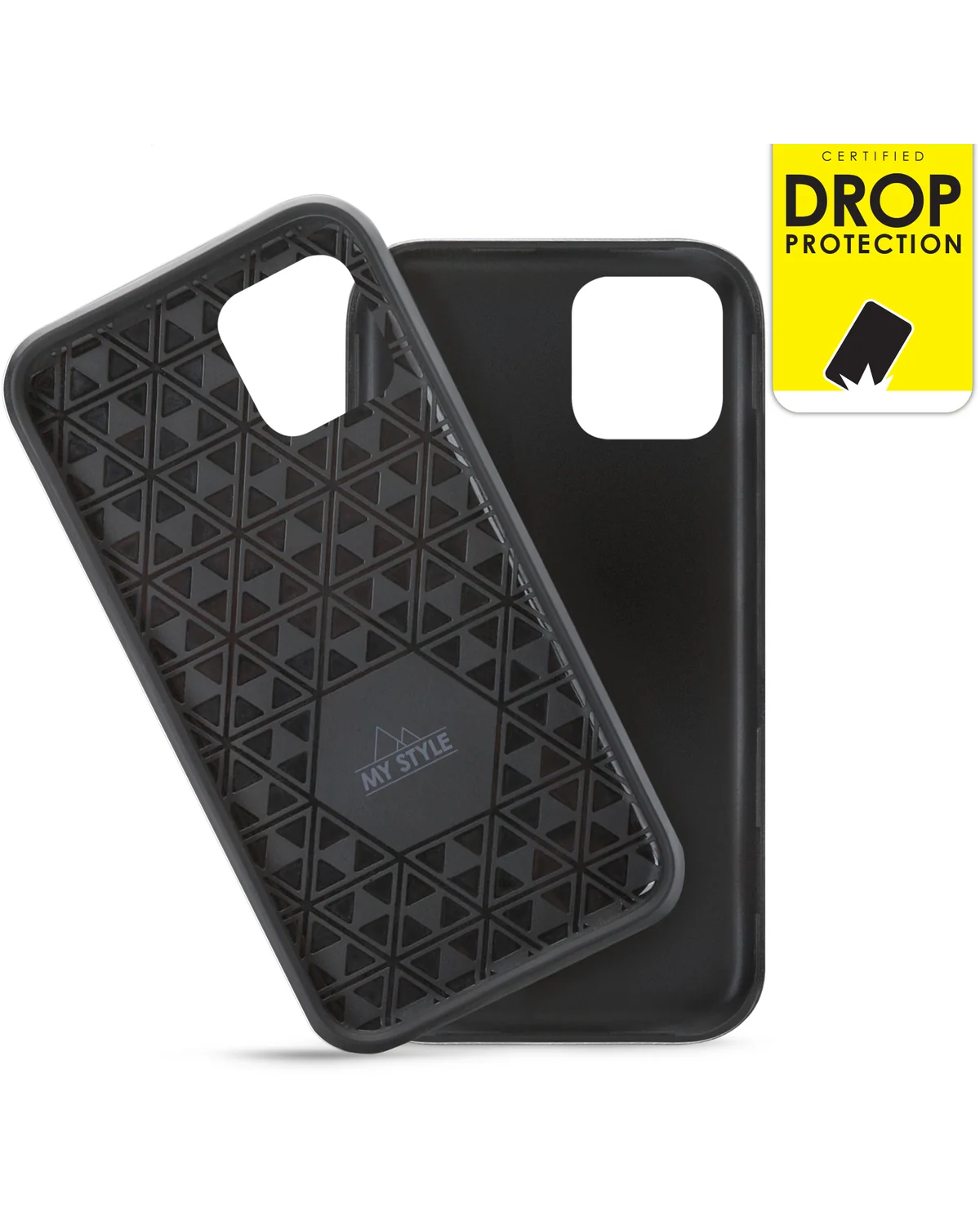 My Style Tough Case Telefoonhoesje Apple iPhone 15 Plus Zwart