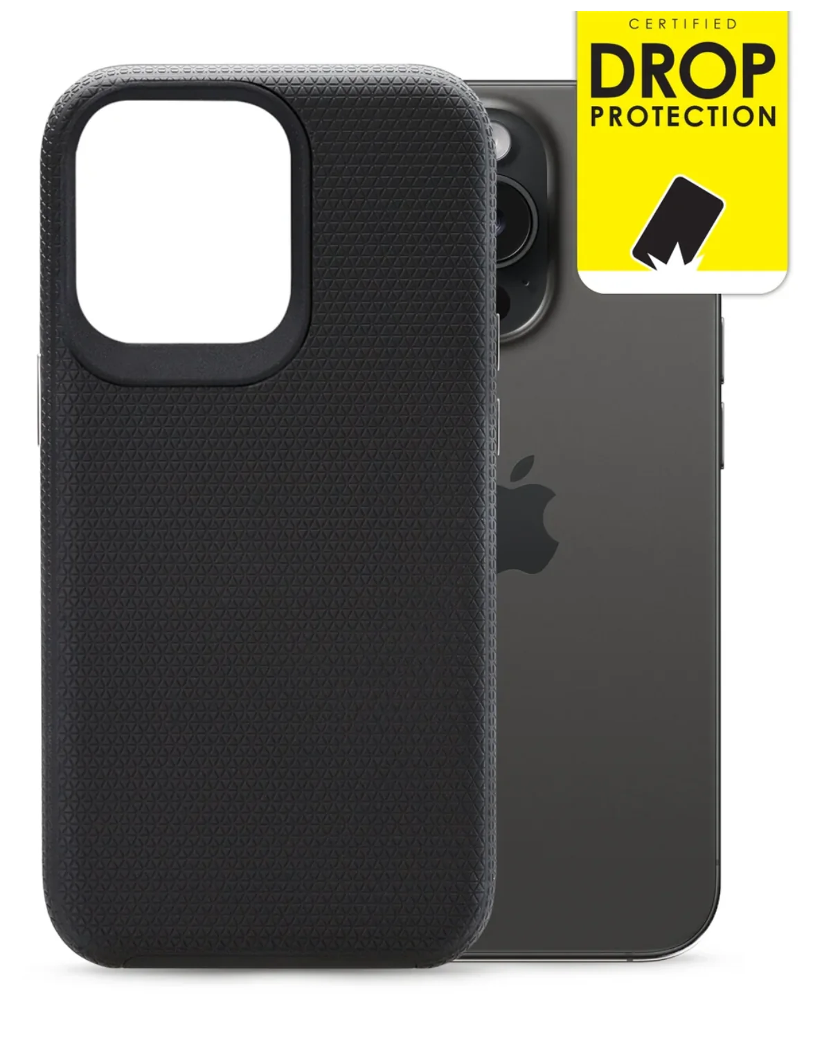 My Style Tough Case Telefoonhoesje Apple iPhone 15 Pro Zwart